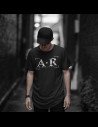 A.R. Black T-Shirt w (White Logo)