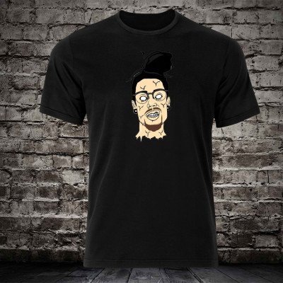Jaysin Melt Face Black T-Shirt