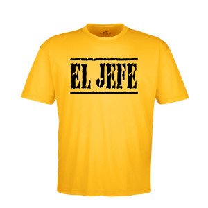 El Jefe - Yellow Logo Tee